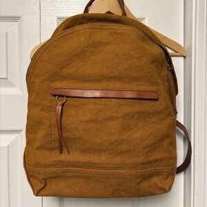 Madewell Canvas and Leather Large Backpack "The Charleston Backpack"